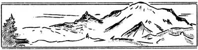 sketch of Mount Rainier