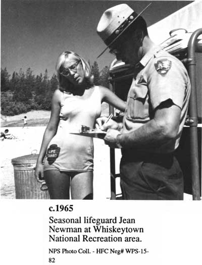 Jean Newman at Whiskeytown NRA, 1965