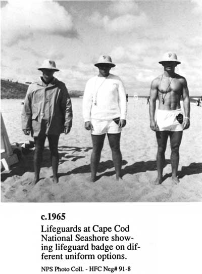 Lifeguards at Cape Cod NS, 1965