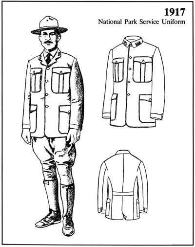 1917 uniform drawing