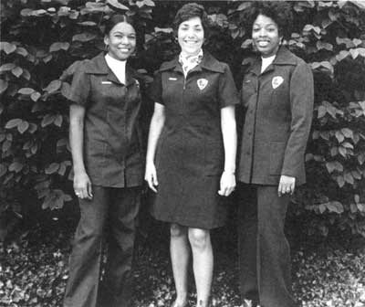 1974 women's uniforms