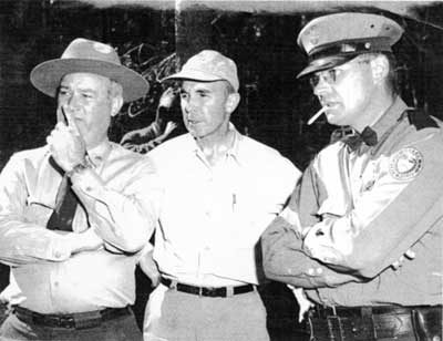 John B. Wosky, Thomas J. Allen, and Oregon State Policeman