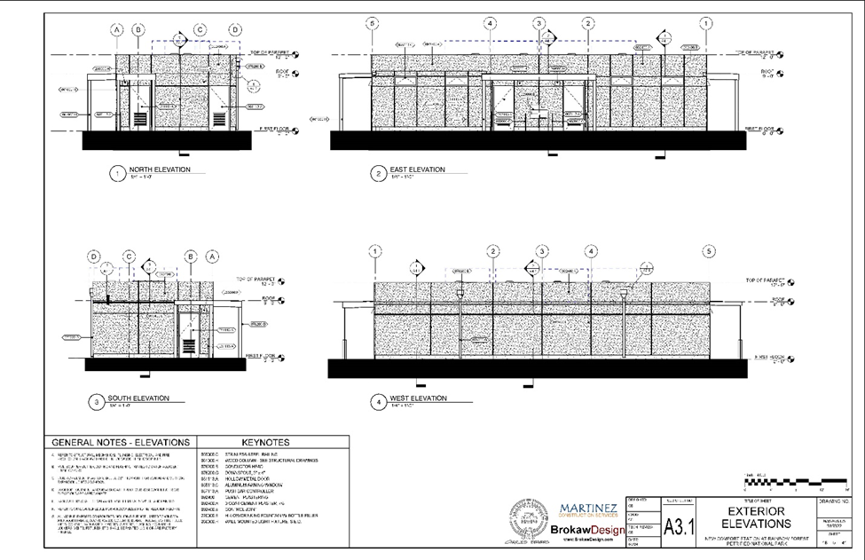 Design plan showing what the new restroom will look like.