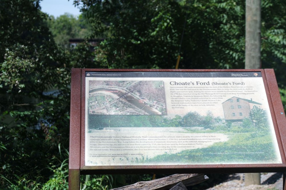 Choate's Ford - Overmountain Victory National Historic Trail (. National  Park Service)