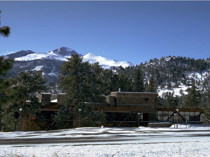 a photo of Rocky Mountain National Park headquarters