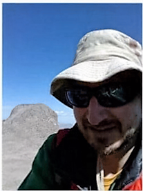 Brian Perri on summit of Mount Meeker, June 30, 2018