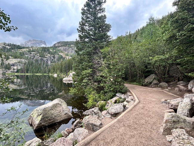 Bear Lake Trail, as seen in July 2024