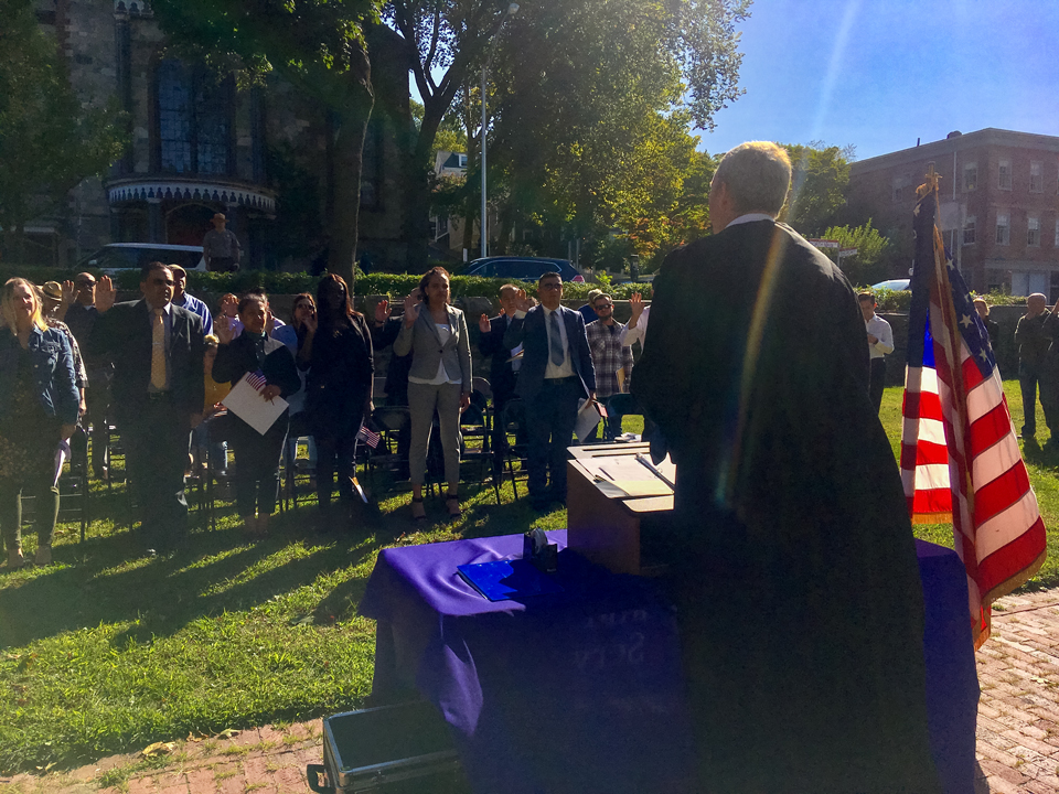 Naturalization Ceremony at Roger Williams National Memorial