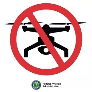 No Drone Sign