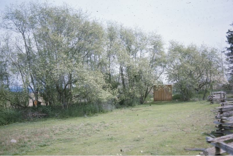 His and hers outhouses circa 1978