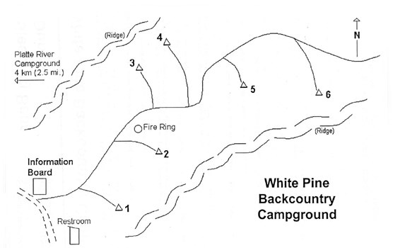 White Pines State Park Trail Map White Pine Campground Map - Sleeping Bear Dunes National Lakeshore (U.s. National  Park Service)