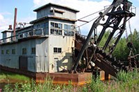 lt= Coal Creek bucket line dredge
