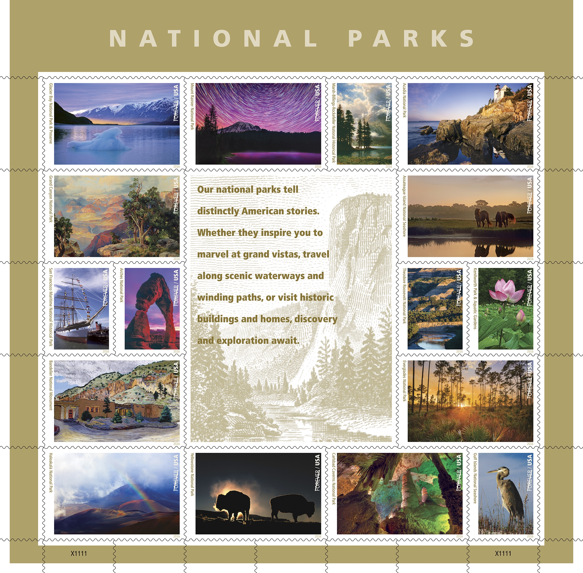Centennial Stamps - Centennial (U.S. National Park Service)