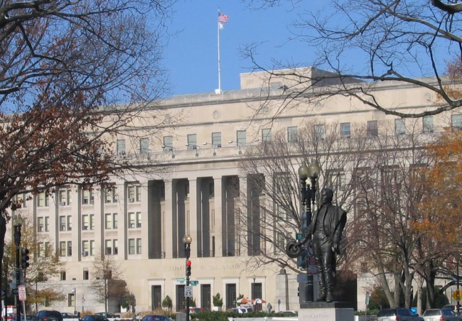 Color photo of the Main Interior Building