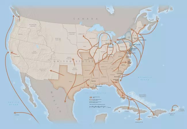 Underground Railroad Route Maps Underground Railroad Route Maps