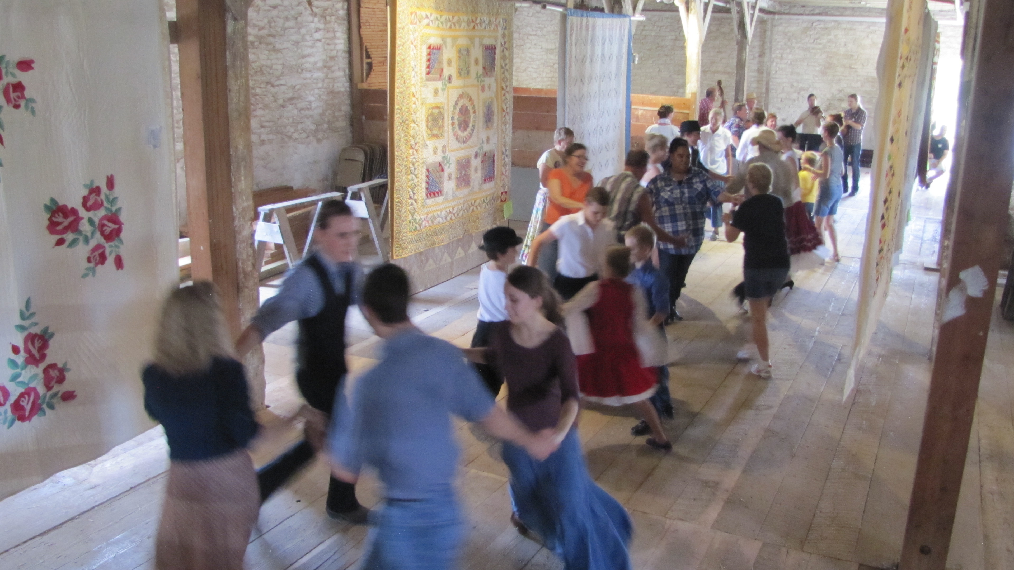 Barn Dance and Quilt Exhibition on Labor Day Weekend