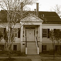 house with basement windows