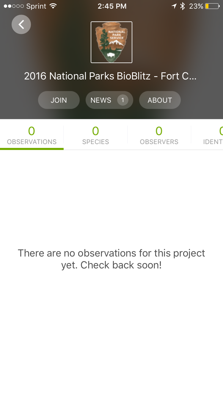 iNaturalist Screenshot