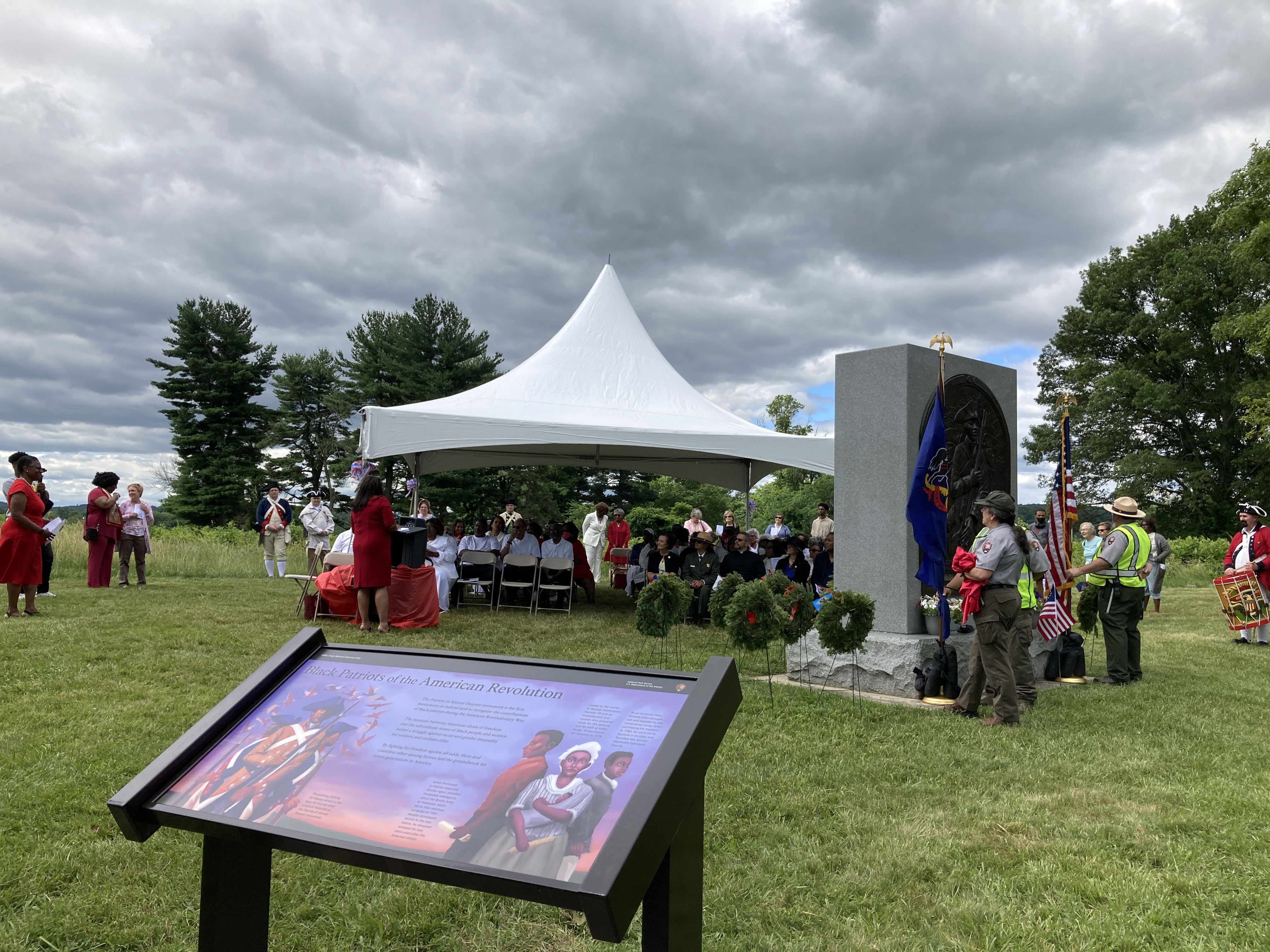 Monument honoring Black patriots celebrated at Valley Forge National Park