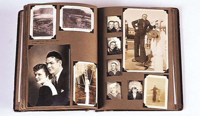 Photograph album of Paxton Turner Carter.  Born 1912, he was killed in action aboard the USS Arizona on December 7, 1941.