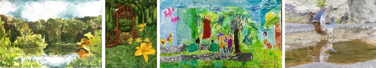 4 works of art depicting Weir Farm