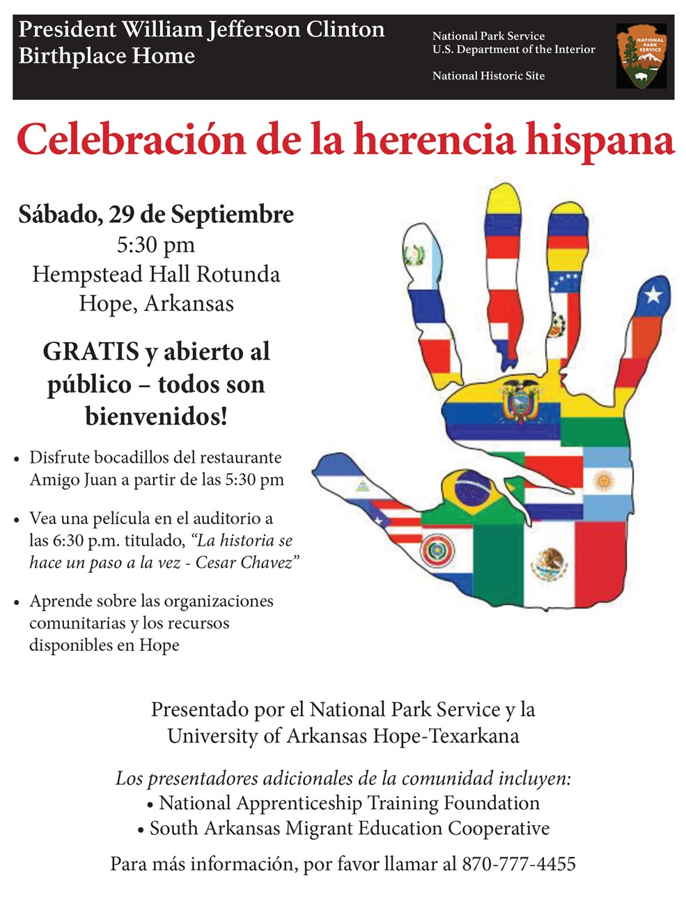 2018 Hispanic Heritage Month Flyer En Espaniol