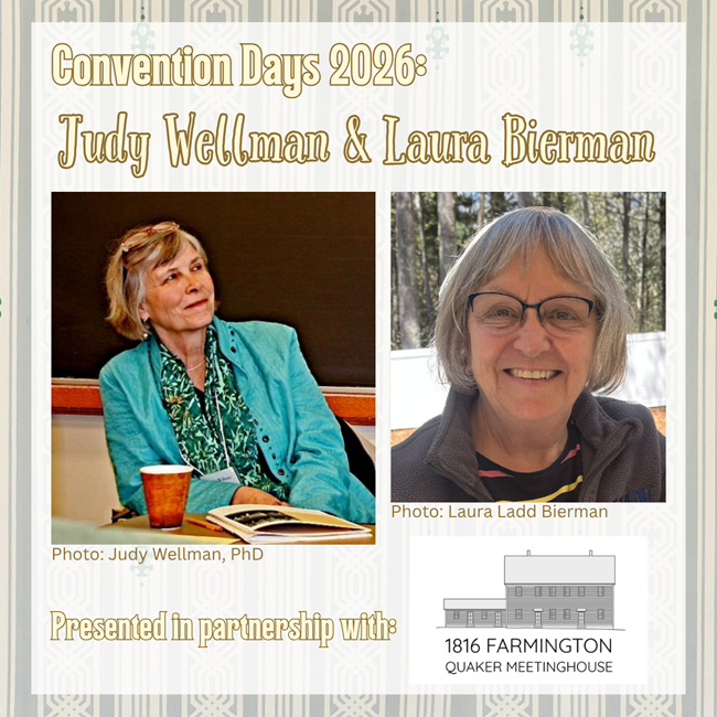 Portrait picutres of Dr. Judith Wellman and Laura Ladd Bierman.