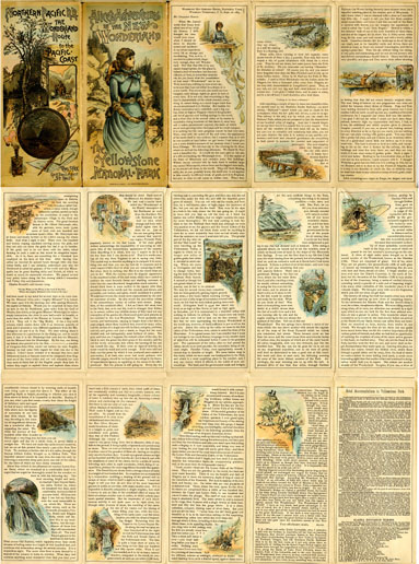 Complete NPRR brochure, Alice's Adventures in the New Wonderland, 1885