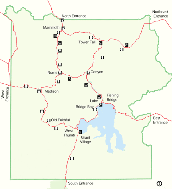 map of yellowstone national park Inside Yellowstone Video Series Yellowstone National Park U S