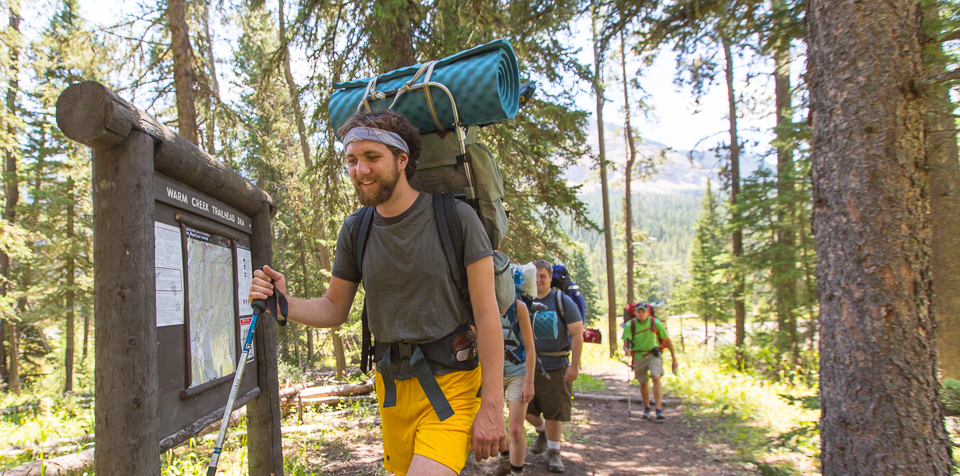 Backcountry Camping Hiking - Yellowstone National Park 