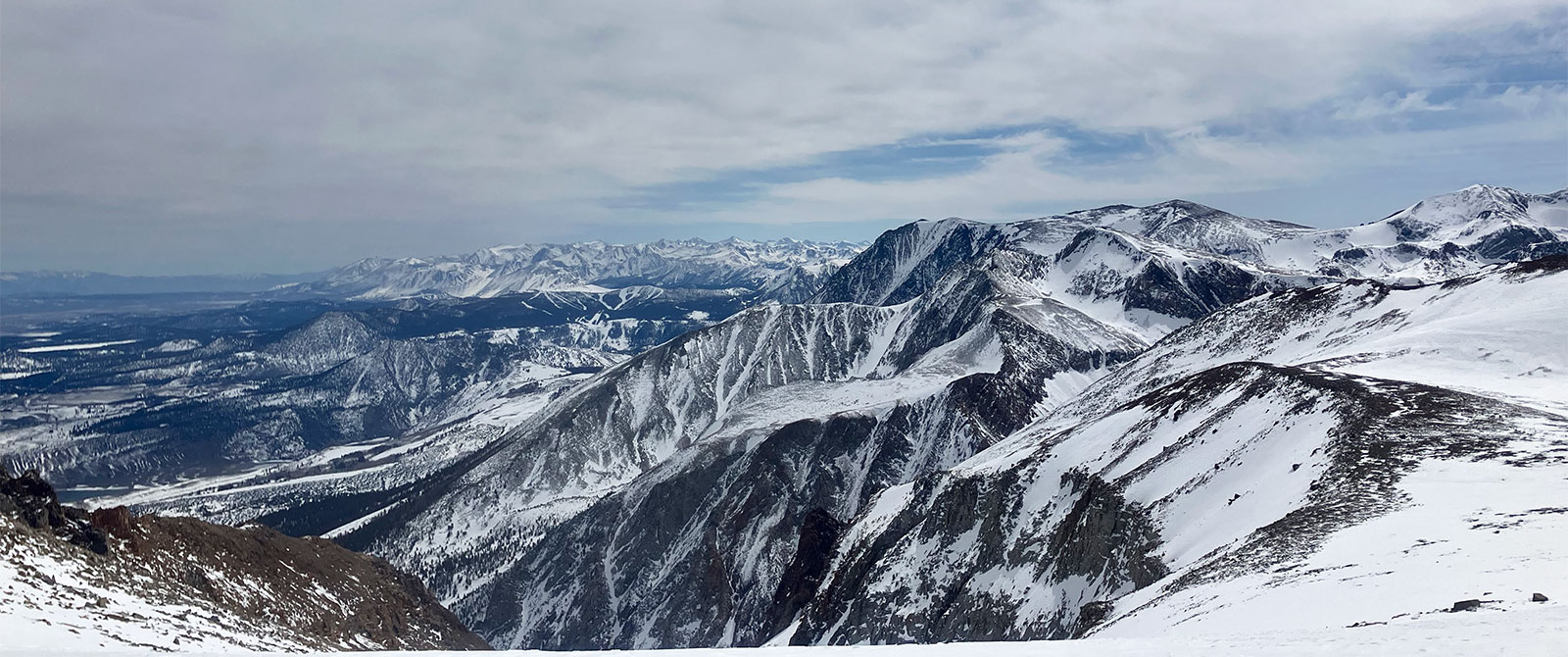 The eastern Sierra Nevada on March 10, 2025. The eastern Sierra Nevada on March 10, 2025.