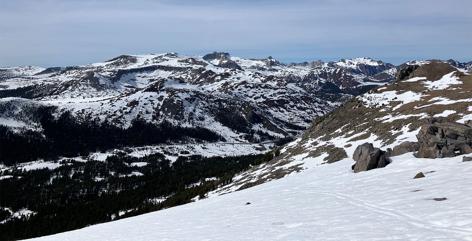 Tioga Pass on March 26, 2026.