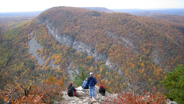 View of Mount Minsi, Pennsylvania as seen from Mount Tammany in New Jersey