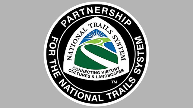 Partnership for the national trails system logo.