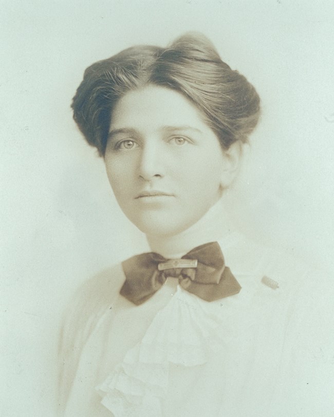 A portrait of Catherine Filene Shouse, 1913.